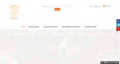 Desktop Screenshot of antiquejewelsonline.com